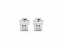 Boucles d'oreilles Salvini Femme in Or Diamante 678965